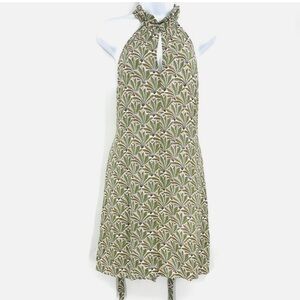 Anthropologie Maddie High Neck Romper Small